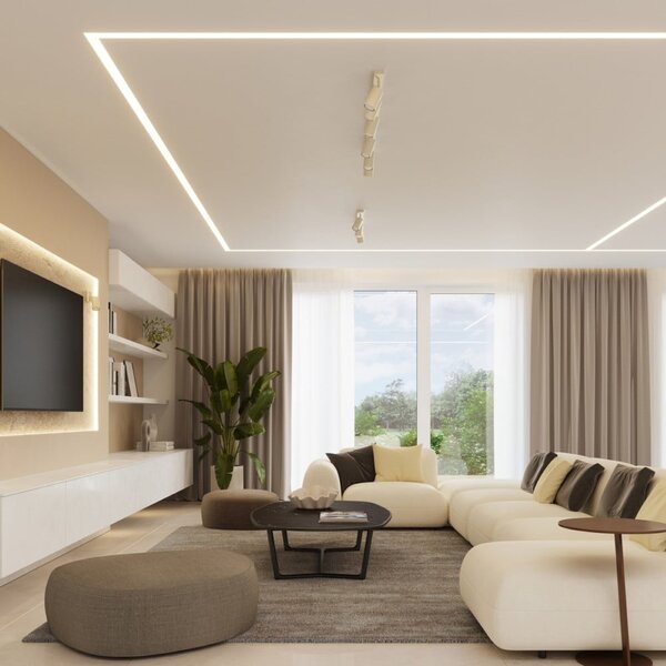 Kremowa lampa punktowa 6x81 cm Etna – Sollux