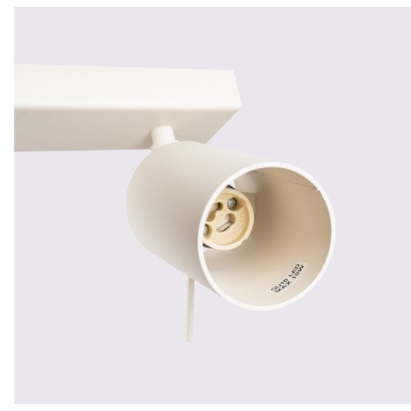 Kremowa lampa punktowa 6x81 cm Etna – Sollux