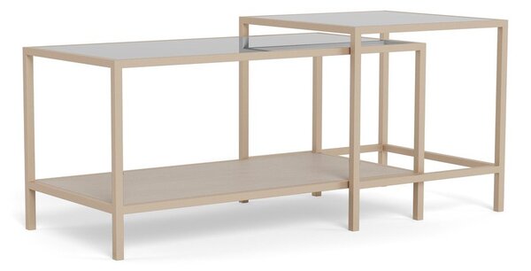 Szare stalowe stoliki zestaw 2 szt. 50x90 cm Seaford – Actona