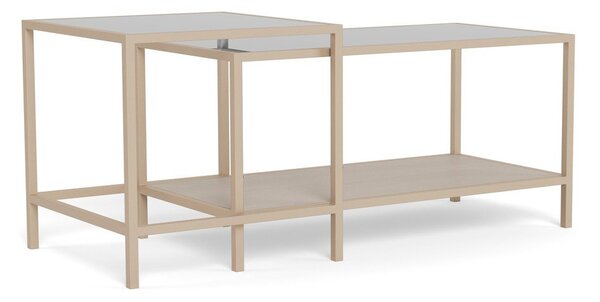 Szare stalowe stoliki zestaw 2 szt. 50x90 cm Seaford – Actona