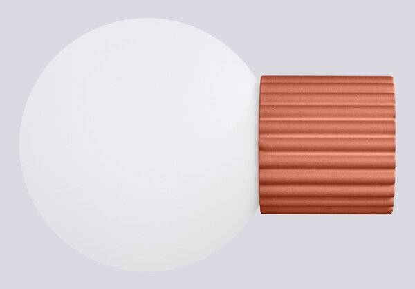 Pomarańczowy kinkiet ø 12 cm Orbital – Sollux