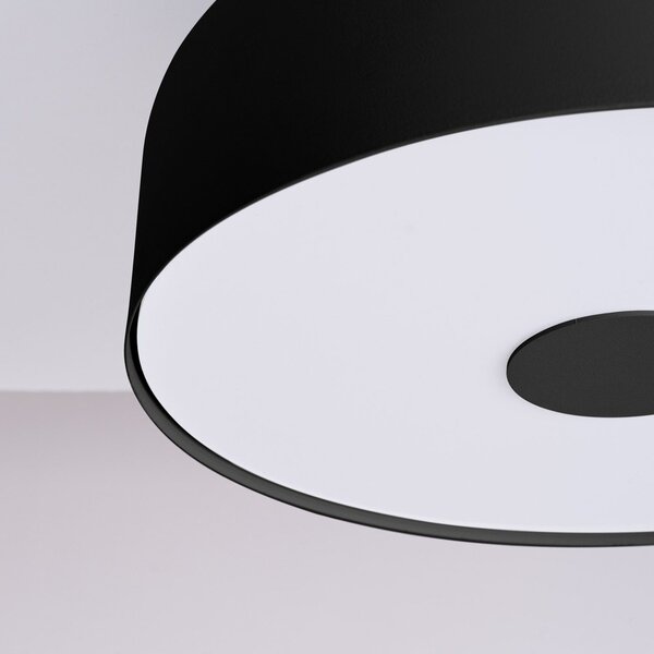 Czarna lampa sufitowa ø 30 cm Blacko – Sollux