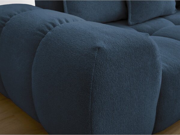 Ciemnoniebieska sofa z tkaniny szenilowej 278 cm Everest – Bobochic Paris