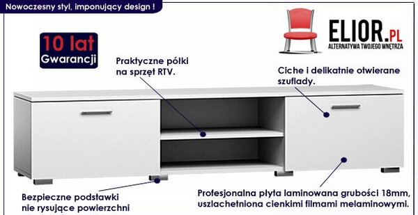 Biała Szafka Rtv G9-B50