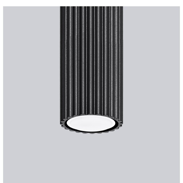 Czarna lampa punktowa Gleam – Sollux