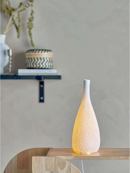Biała lampa stołowa (wysokość 32 cm) Pela – Bloomingville