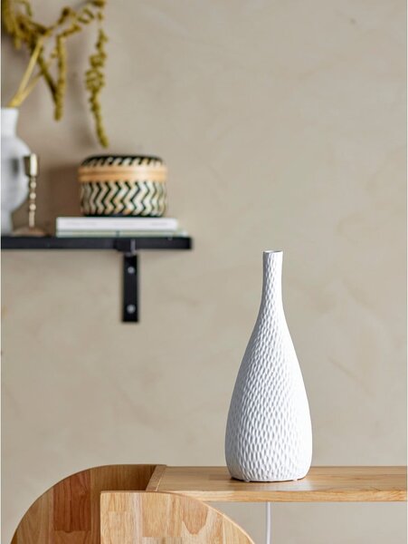Biała lampa stołowa (wysokość 32 cm) Pela – Bloomingville