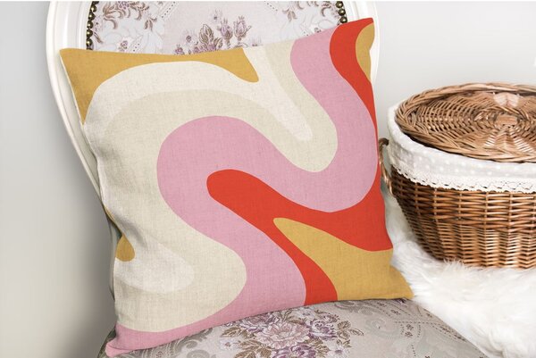 Poszewka na poduszkę 43x43 cm Raspberry Creamsicle – Mila Home