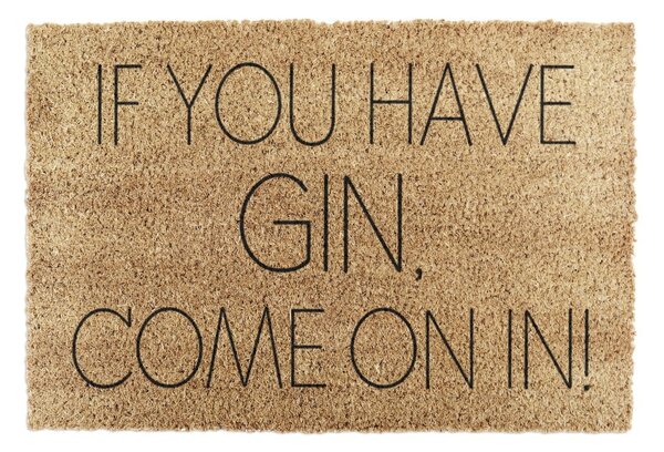 Wycieraczka z włókna kokosowego 40x60 cm If You Have Gin – Artsy Doormats