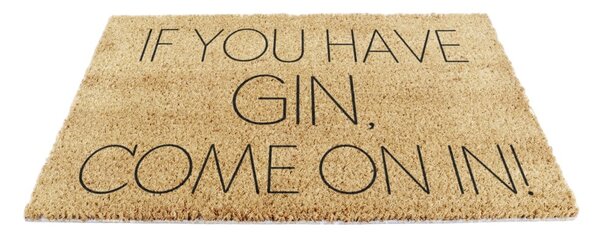 Wycieraczka z włókna kokosowego 40x60 cm If You Have Gin – Artsy Doormats