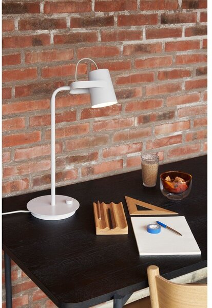 Jasnoszara lampa stołowa (wysokość 54 cm) Ardent – Hübsch