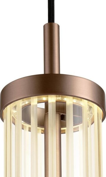 Lampa wisząca Quimera 2700/3000K Copper - SLV SLV, Quimera, ściemnialny, miedziany, salon, aluminium