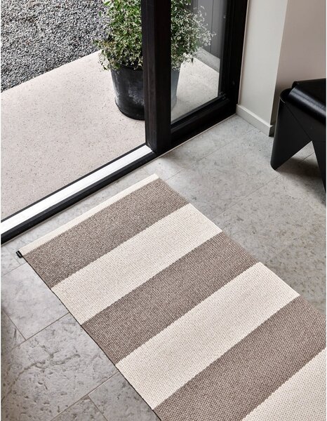 Beżowo-kremowy chodnik odpowiedni na zewnątrz 70x150 cm Bob Mud Vanilla – Pappelina