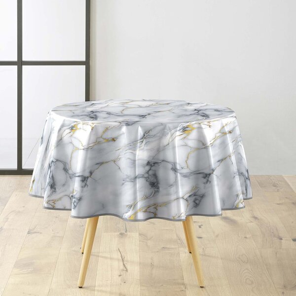 Obrus zmywalny ø 160 cm Marquina – douceur d'intérieur