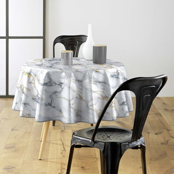 Obrus zmywalny ø 160 cm Marquina – douceur d'intérieur