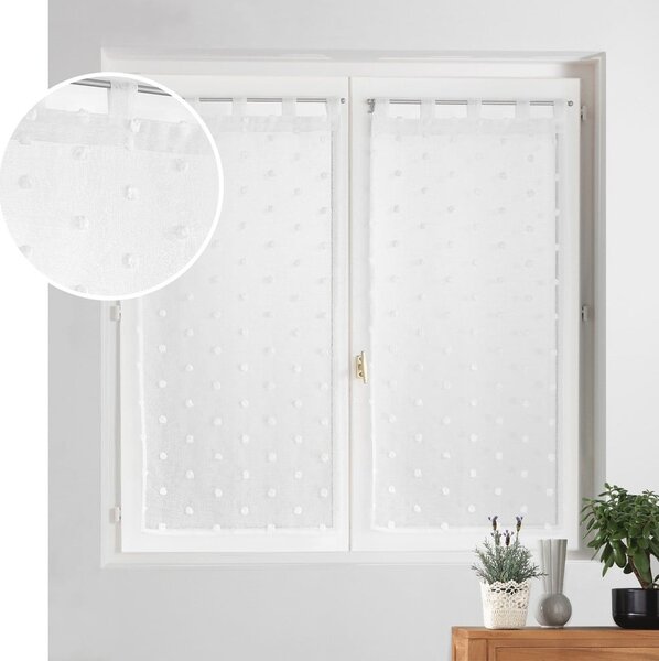 Biała firanka 60x120 cm Pompinou – douceur d'intérieur