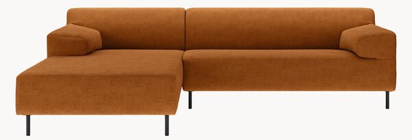 Sofa narożna freistil180, brązowo-pomarańczowy/czarny