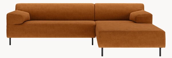 Sofa narożna freistil180, brązowo-pomarańczowy/czarny