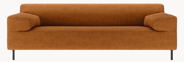 Sofa freistil180 (3-osobowa), pomarańczowo-brązowa/czarny, S 222 cm