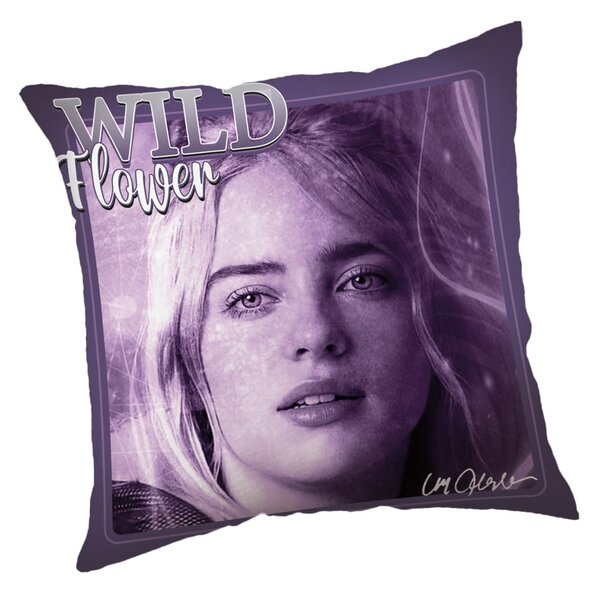 Poduszka dziecięca 40x40 cm Billie Eilish – Jerry Fabrics