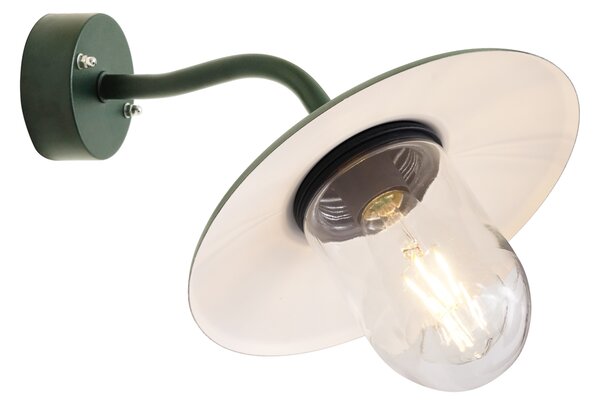 Zewnętrzna lampa ścienna ciemnozielona IP44 - Munich