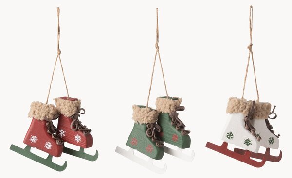 Komplet ozdób choinkowych Ice Skates, 3 elem