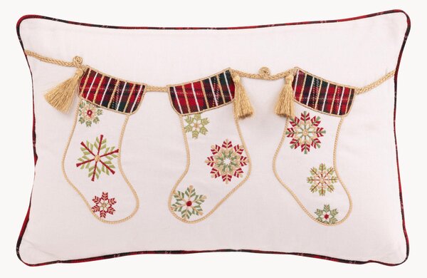 Świąteczna poduszka dekoracyjna z bawełny Christmas Stocking