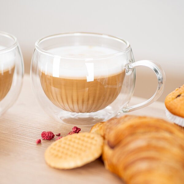 4Home Szklanka termiczna do cappuccino Hot&Cool 270 ml, 2 szt