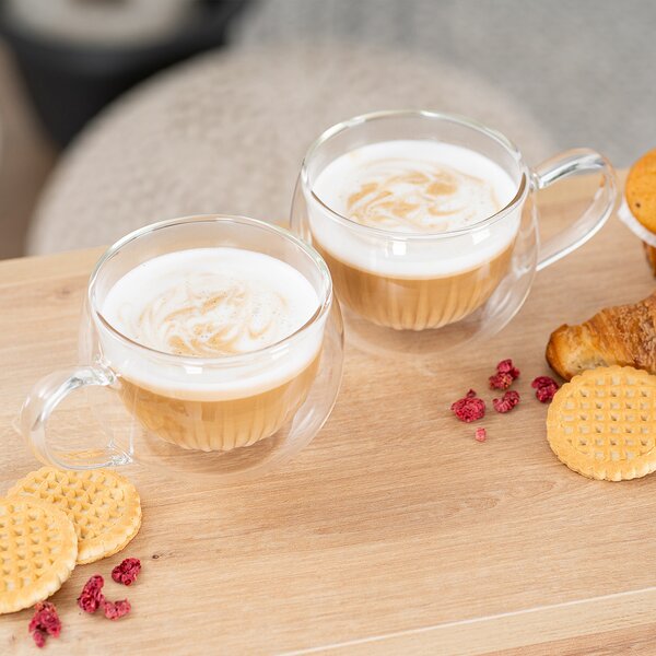 4Home Szklanka termiczna do cappuccino Hot&Cool 270 ml, 2 szt