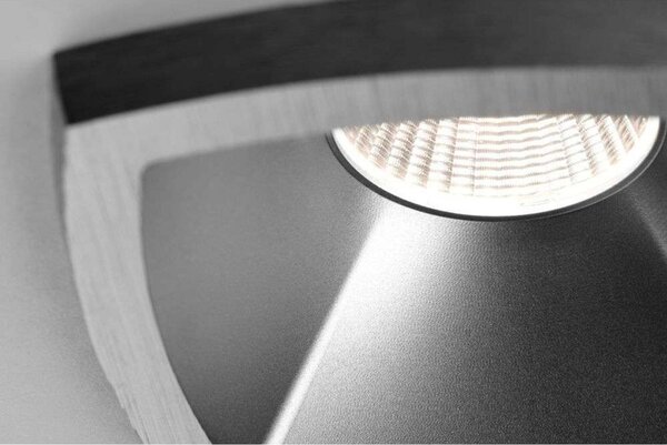 Spot LIGHT-POINT, ściemnialny, metaliczny, salon, aluminium