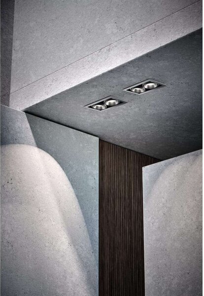 Spot LIGHT-POINT, ściemnialny, biały, salon, aluminium