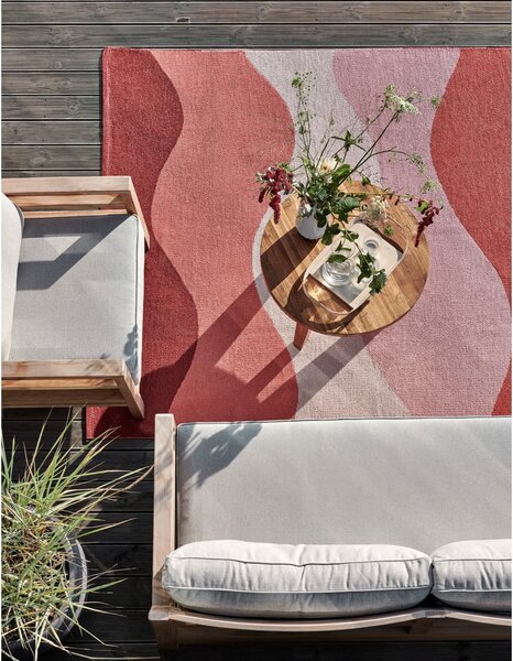 Czerwony chodnik odpowiedni na zewnątrz 70x300 cm Urvi Fire – Pappelina