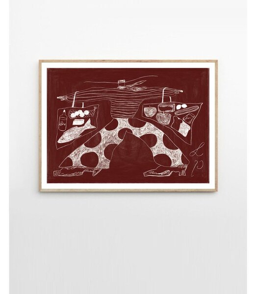 Plakat 70x50 cm Sam Shopping – Lucia Tuffley – The Poster Club