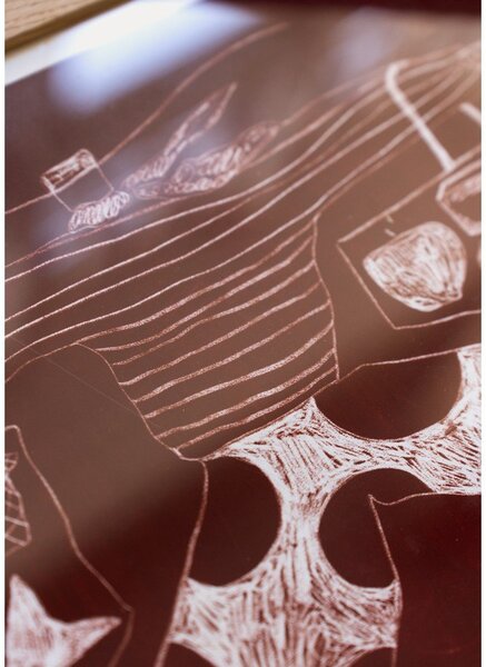 Plakat 70x50 cm Sam Shopping – Lucia Tuffley – The Poster Club