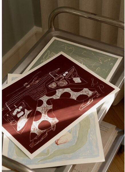Plakat 70x50 cm Sam Shopping – Lucia Tuffley – The Poster Club