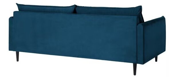 Ciemnoniebieska aksamitna sofa 203 cm Juli – Ropez