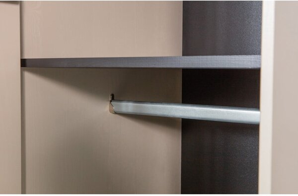 Kremowa szafa modułowa z litego drewna sosnowego 150x200 cm Daily – vtwonen