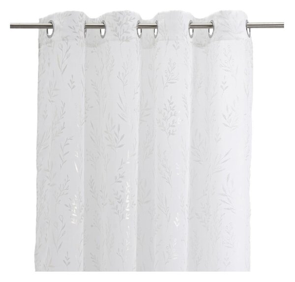 Firanka w biało-srebrnym kolorze 140x260 cm Buds – Casa Selección