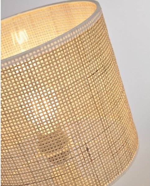 Kremowo-naturalna lampa stołowa ceramiczna (wysokość 46 cm) Erna – Kave Home