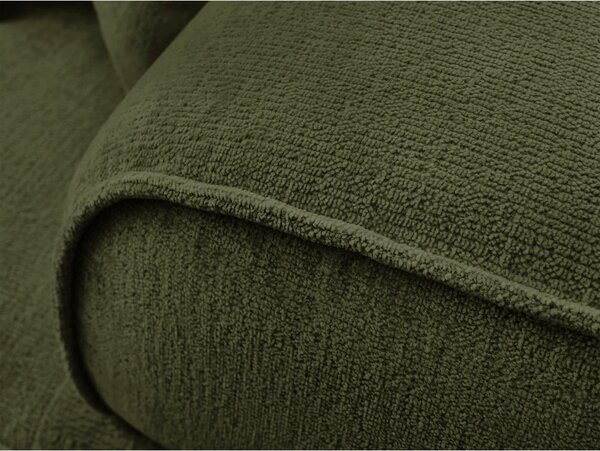 Zielona sofa z tkaniny szenilowej 237 cm Whesley – Bobochic Paris