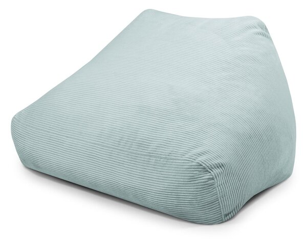 Miętowy sztruksowy worek do siedzenia Sofa Snug – SLOWDOWN