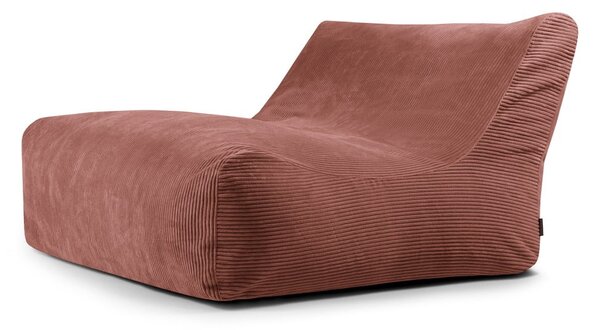 Ceglasty sztruksowy worek do siedzenia Sofa Lounge – SLOWDOWN