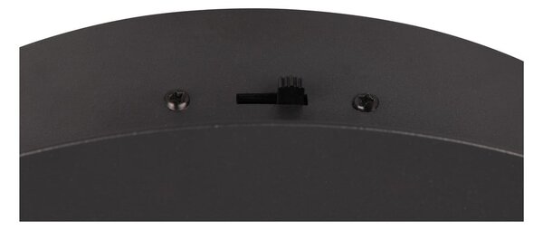 Czarna lampa sufitowa LED z metalowym kloszem Nala – Trio Select