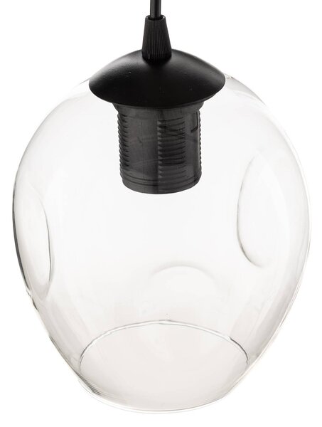 Lampa wisząca szklana Starla EMIBIG LIGHTING, możliwość ściemniania, czarny, salon / jadalnia, szkło, nowoczesny