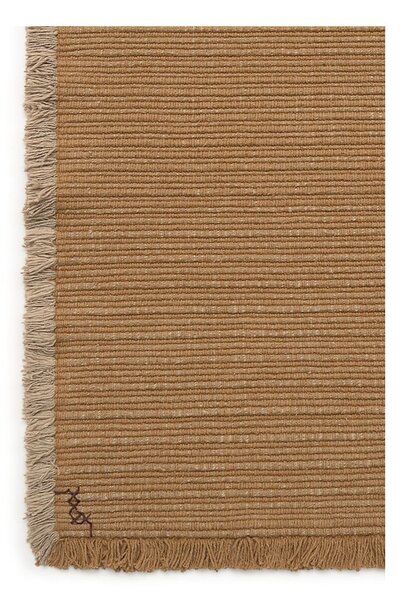 Bawełniany dywan tkany ręcznie w kolorze ochry 140x200 cm Handloom – Lorena Canals