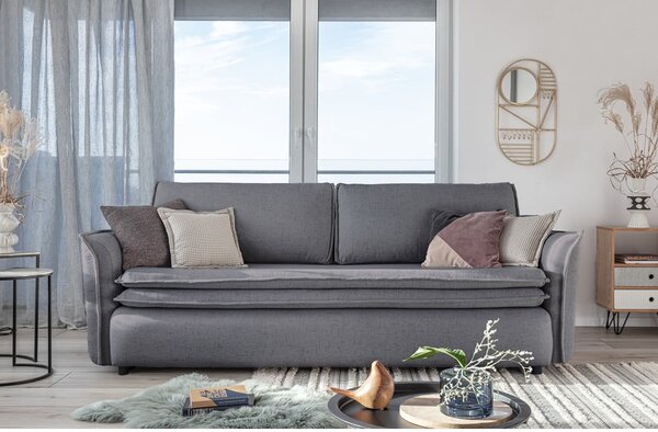 Szara rozkładana sofa Miuform Charming Charlie