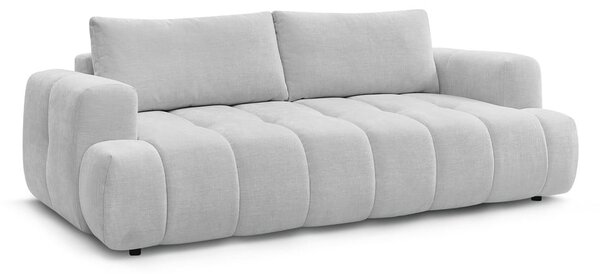 Jasnoszara rozkładana/ze schowkiem sofa 251 cm Fuji – Bobochic Paris