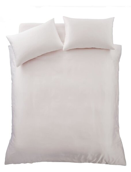 Różowa satynowa pościel dwuosobowa 230x220 cm Silky Soft – Catherine Lansfield
