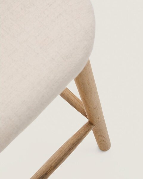 Beżowy hoker (wysokość siedziska 66 cm) Helda – Kave Home