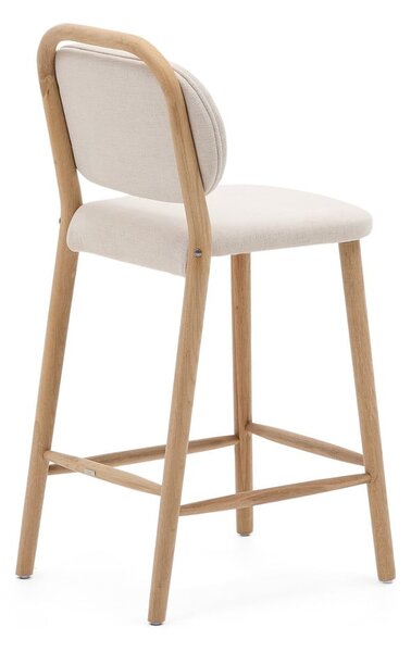 Beżowy hoker (wysokość siedziska 66 cm) Helda – Kave Home